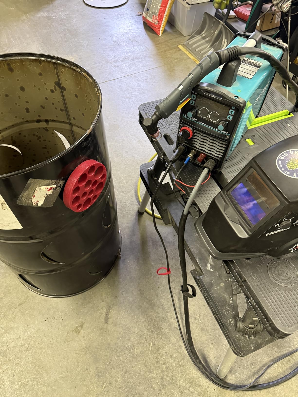 bestarc Pilot Arc Plasma Cutter, [LED Display][Air Sensor] 50A Plasma Cutter Machine 110/220V Dual Voltage, 1/2'' Clean Cut 3/4 Inch Max Cut, Post Flow Mesh, 2T/4T for Beginners DIY, Yellow customer photo 1