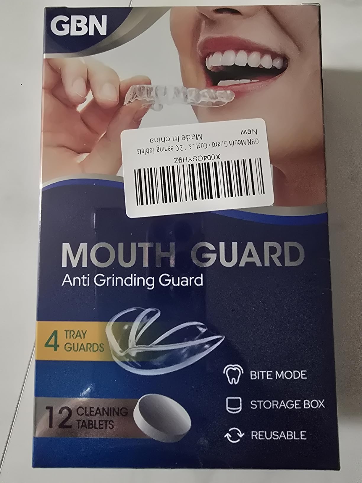 GBN Mouth Guard for Sleeping - Comfort Fit Night Guards for Nighttime Use - Reusable Mouthguard, Nightguards for Adults Includes 2 Sizes & 1 Travel Case customer photo 1