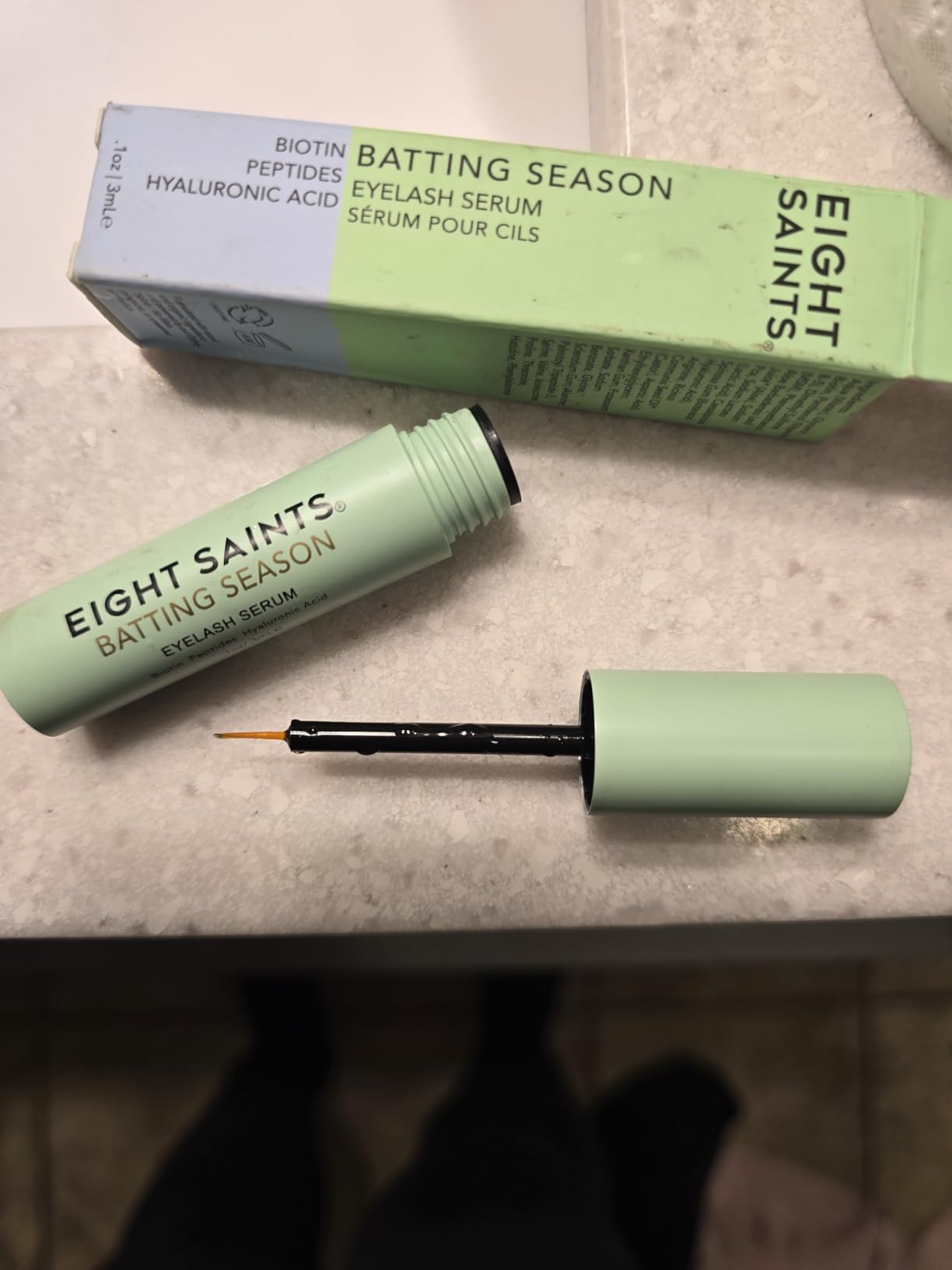 Eight Saints Batting Season Eyelash Growth Serum for Longer, Thicker Lashes, Natural & Organic Lash Treatment for Thin & Sparse Lashes, Nourishing Eyelash Serum, 0.1 fl oz customer photo 2