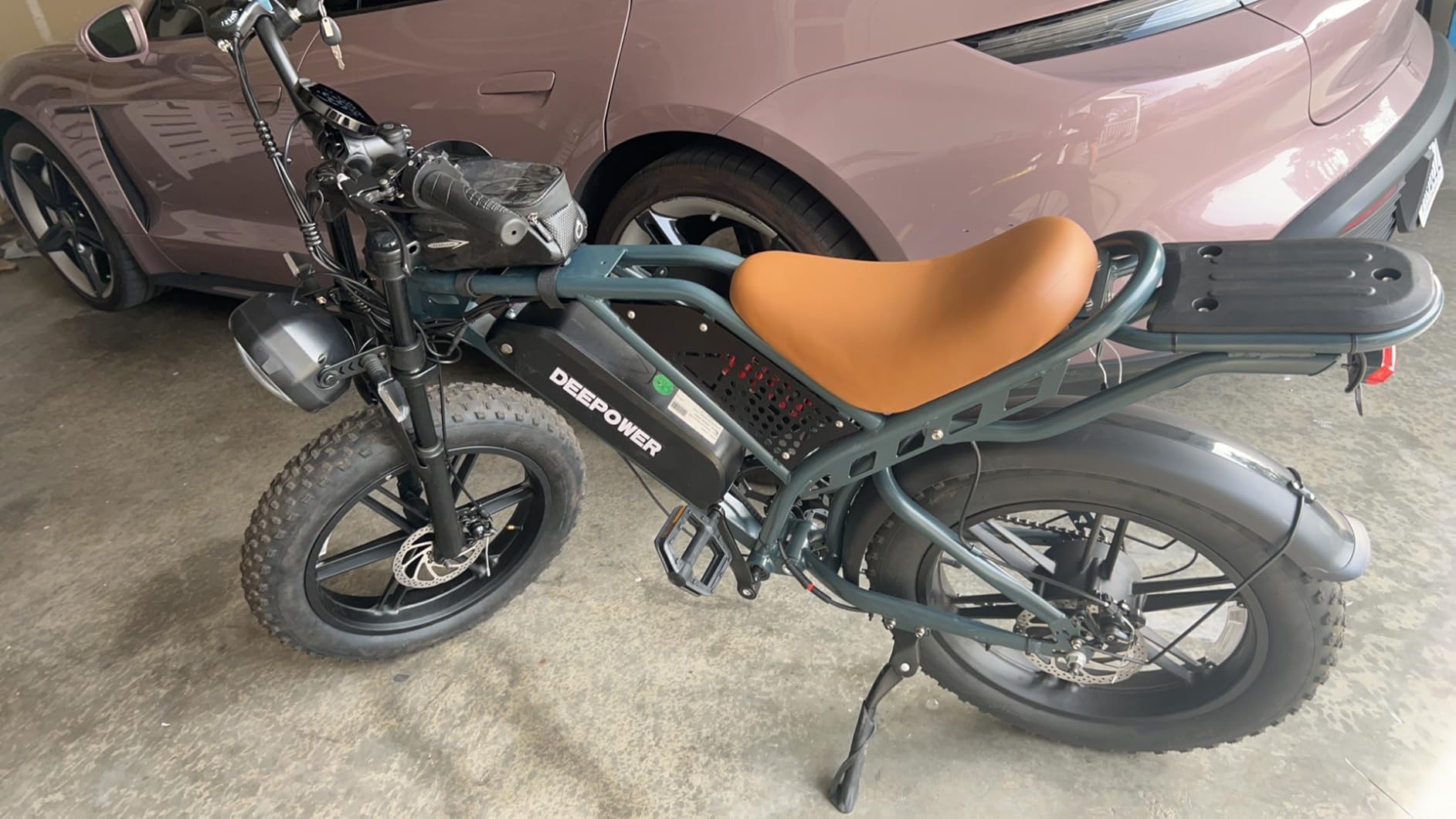 DEEPOWER Electric Bike for Adults,2000W Peak Motor&32MPH Electric Dirt Bike,48V 20AH/35AH/60AH Battery, 70-160 Max Miles,Dual Suspension Ebikes for Adults, 20