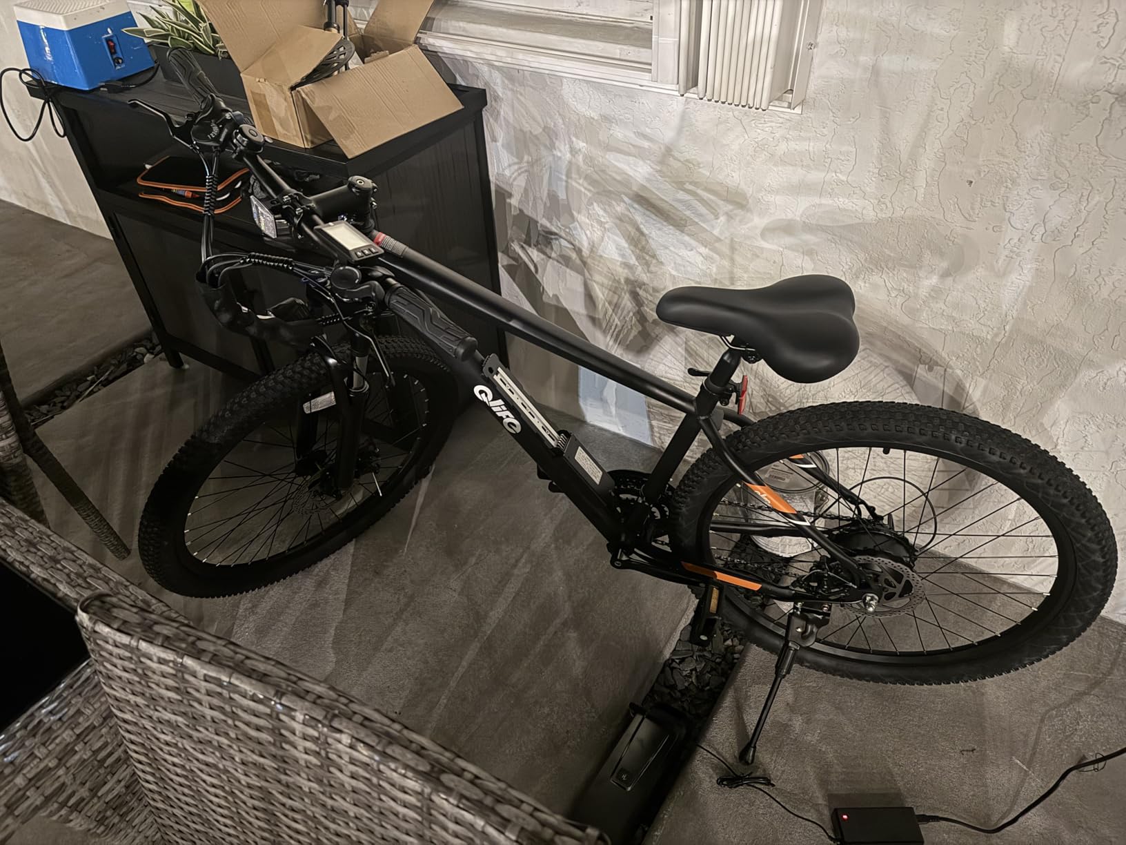 Qlife Racer Electric Bike for Adults - 21-Speed Mountain Lightweight Ebike with Peak 1000W/750W 25MPH/22MPH Brushless Motor, 375Wh Removable Battery, 26X2.1 Tire Step Over E-MTB, Up to 40 Miles customer photo 2