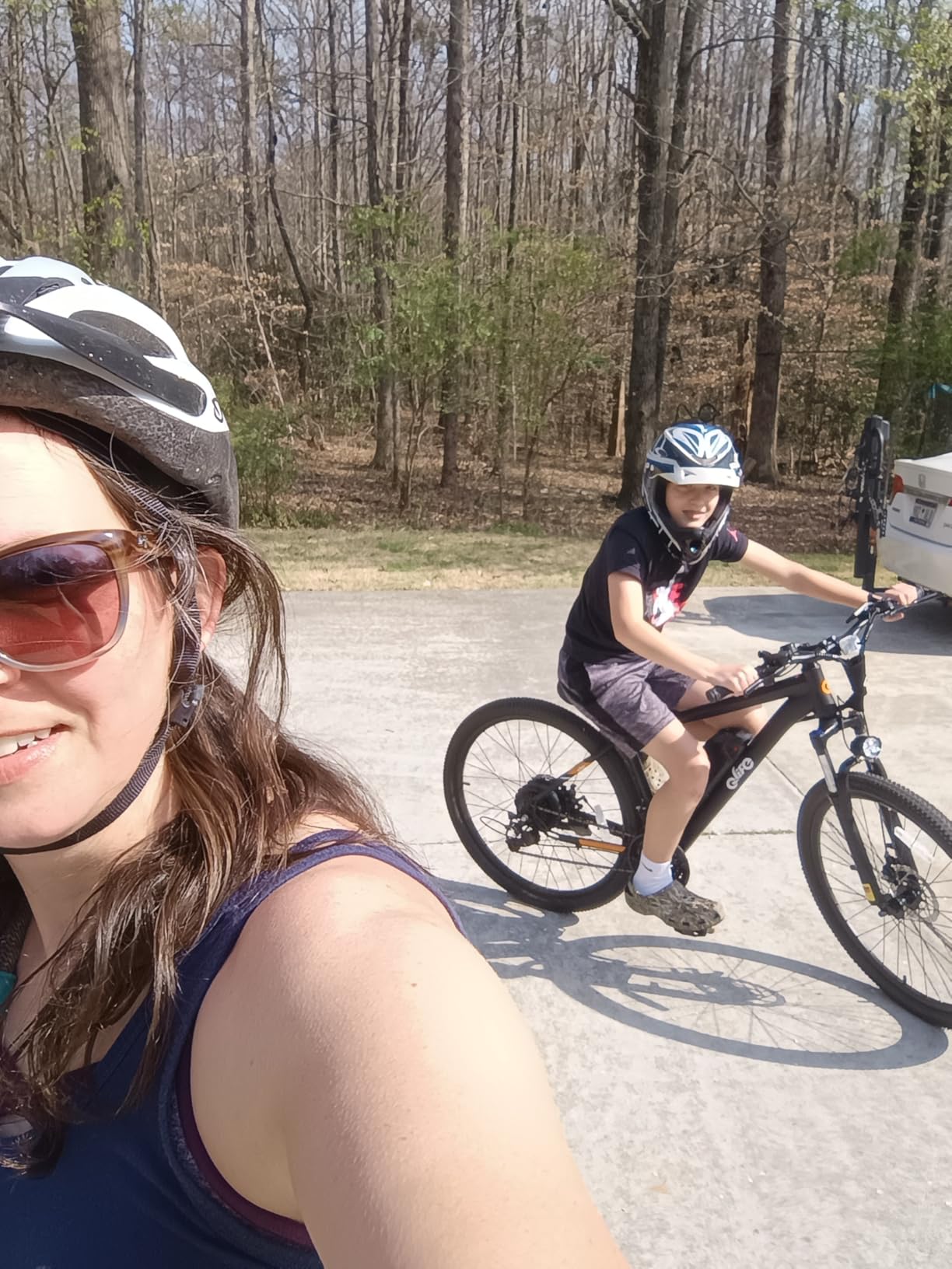 Qlife Electric Bike for Adults/Teens Racer-28MPH 21-Speed Peak 1200W Brushless Motor Electric Bicycles, 48V 10.4Ah Removable Battery Mountain Ebike, Up to 55 Miles, 27.5X2.1 customer photo 1
