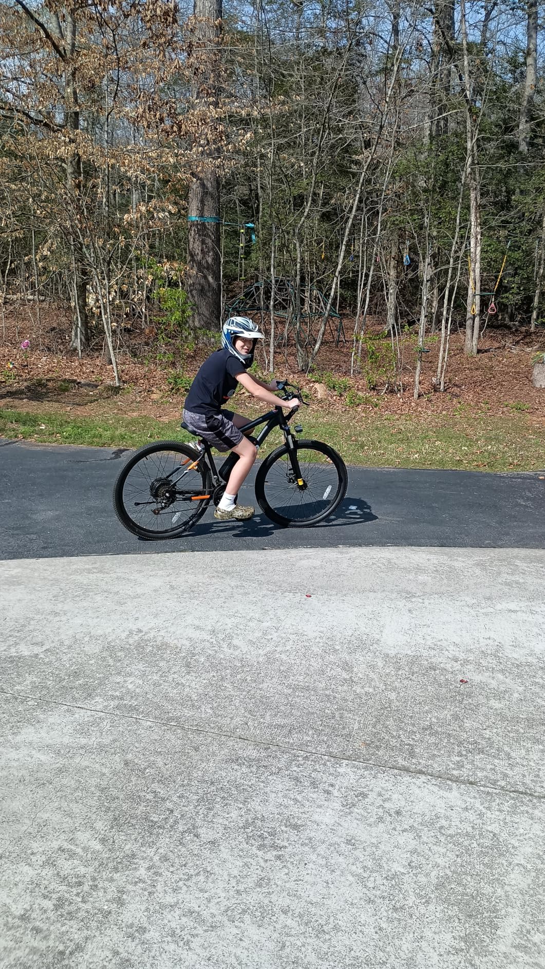 Qlife Electric Bike for Adults/Teens Racer-28MPH 21-Speed Peak 1200W Brushless Motor Electric Bicycles, 48V 10.4Ah Removable Battery Mountain Ebike, Up to 55 Miles, 27.5X2.1 customer photo 2