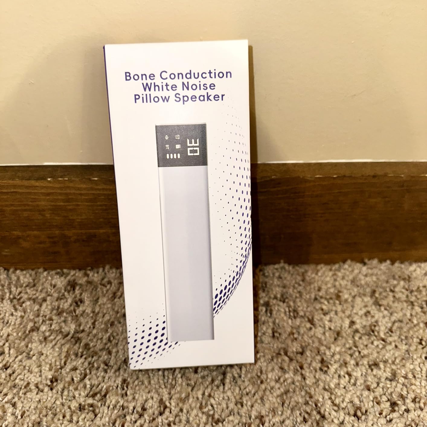 Under Pillow Bone Conduction Speaker for Sleeping - Bluetooth White Noise Sound Machine with Display, 36 Sleep Sounds, Timer, TF Card Support for Side Sleepers and Sleep Difficulties customer photo 1