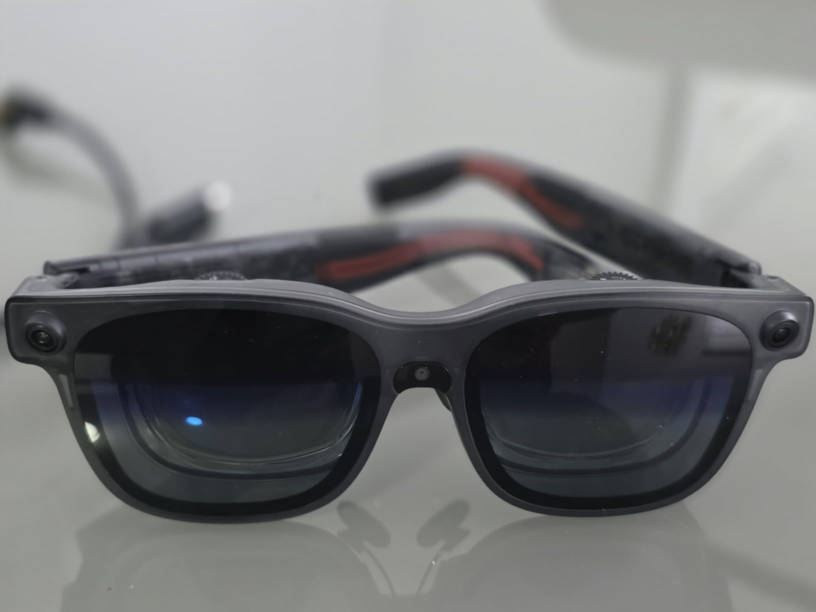 Luma Ultra XR Glasses, 152'' Ultra Sharp Display, Full 6Dof Support, AR Hand Gestures, 52° FOV, 1500 Nits, AR Glass for iPhone 17/16/15, Android, Mac, PC, Switch & Switch 2, Real-time 2D to 3D customer photo 1