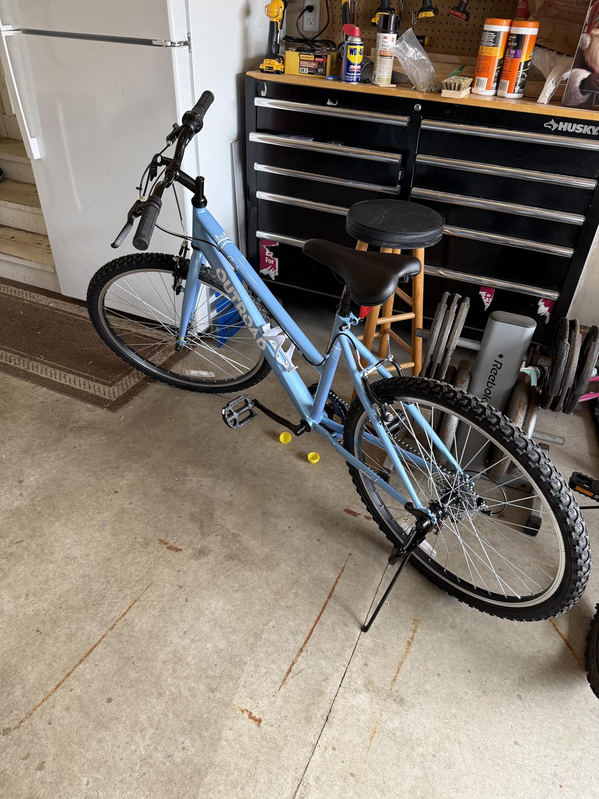 Max4out 26 inch 7-Speed Commuter Bicycle,Men's Cruiser Bike/Mountain Bike/Hybrid Bicycle,V Brake,Metal Frame, Adult Bike (Black, White, Blue, Green, Purple, Pink) customer photo 1