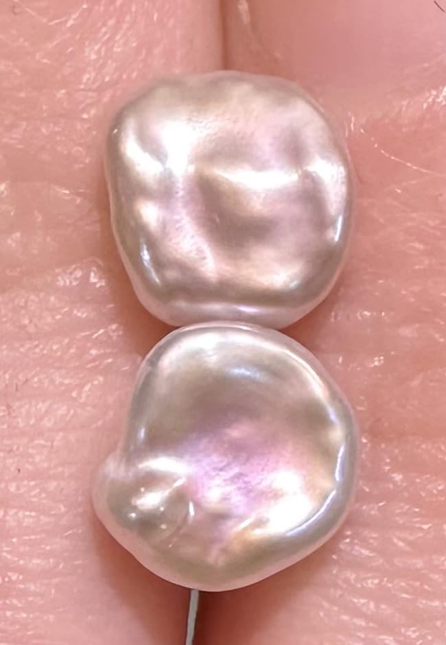Handcrafted carefully selected natural freshwater cultured irregular baroque pearl stud earrings, S925 sterling silver hypoallergenic earrings, a jewelry gift for women customer photo 1