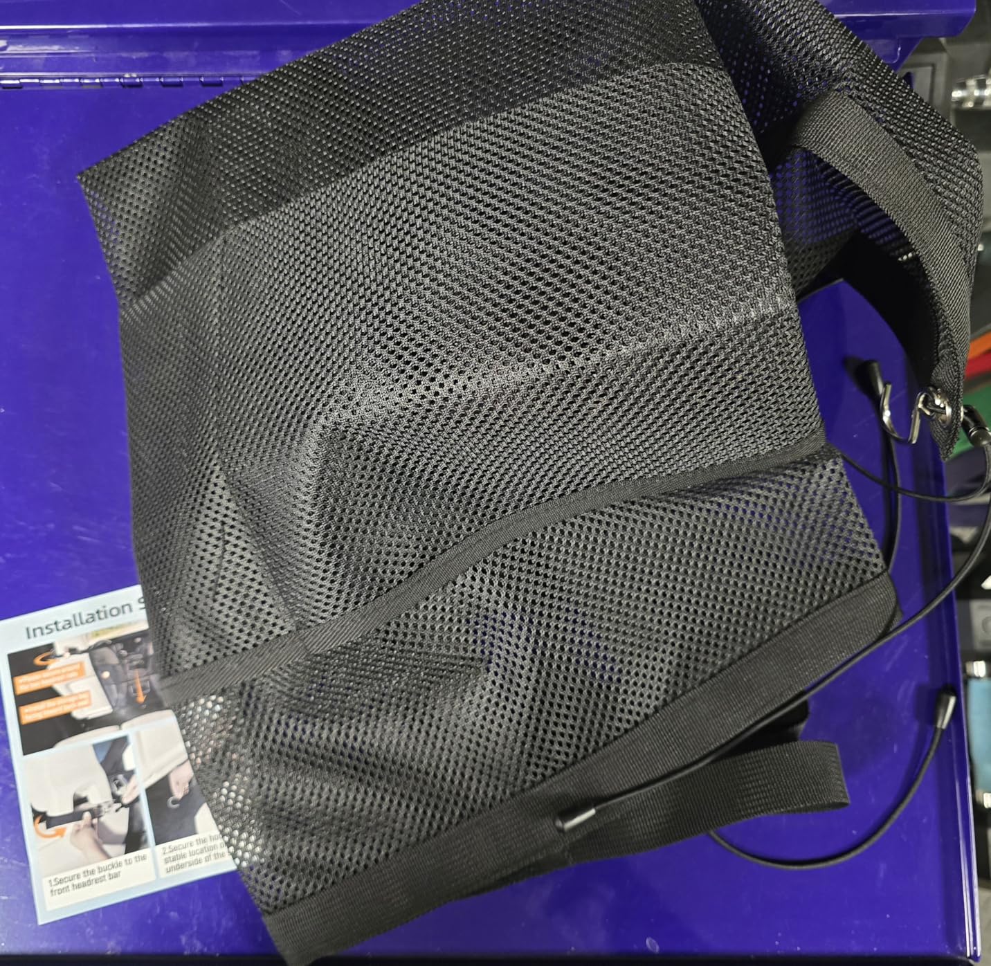 TKYZ Dog Car Barrier,Dog Car Net Barrier with Mesh Organize,Pet Divider Fit Car/SUV/Truck customer photo 2
