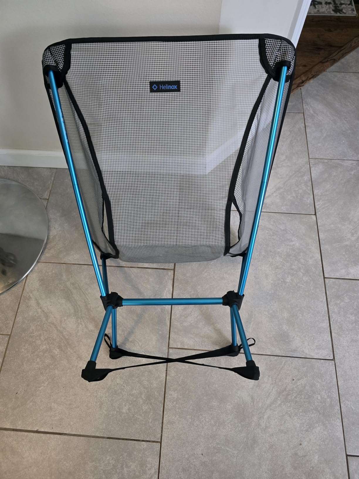 Helinox Chair Zero LT, 1.12 lbs Lightweight Camping Chair, Durable Ripstop, Compact Size, Portable and Packable Seat, Strong and Ultralight Frame, Backpacking Travel Essential, Cyan customer photo 1