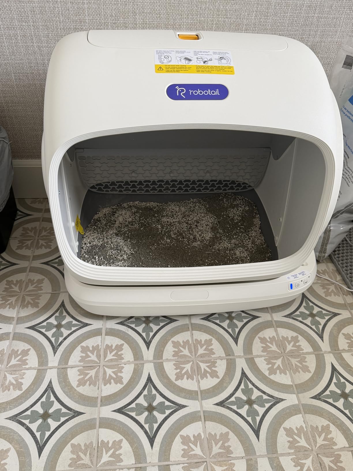 Robotail Self Cleaning Cat Litter Box, 106L XXXL Extra-Large Space Automatic Cat Litter Box for Large Cats, Open Top Automatic Cat Box Self Cleaning with APP, Safety Sensor, Anti-Pinch Patent customer photo 2