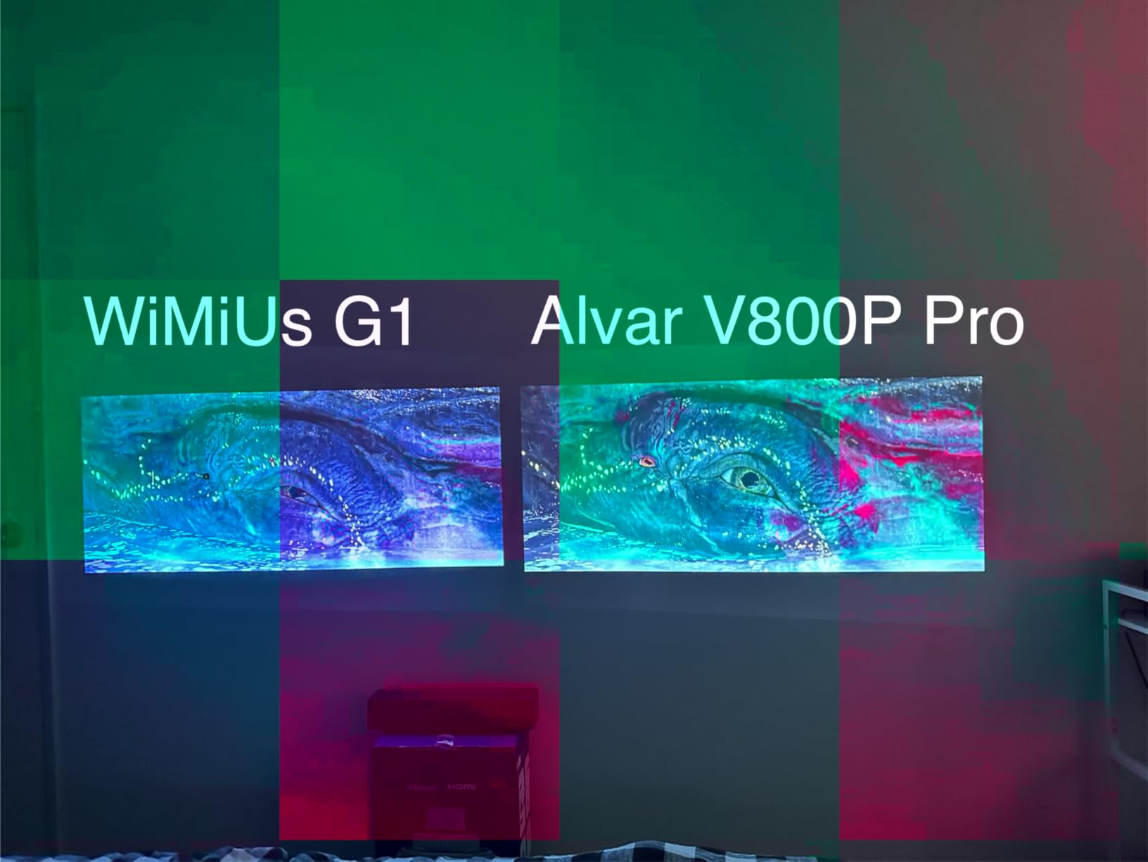 Alvar Smart Projector 2026 Upgraded, 2500 ANSI, 4K Supported, Built in Netflix App, DoIby Audio & 50W Speakers, Auto Focus, WiFi 6, Bluetooth 5.3, Home Theater & Outdoor Movie Projector, Black customer photo 1