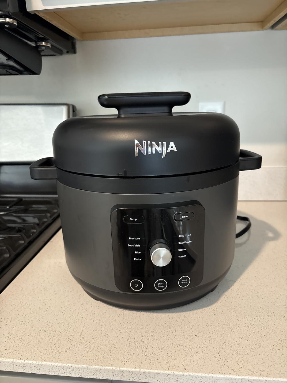 Ninja HyperHeat 9-in-1 6.5-qt Pressure Cooker | Steams, Slow Cooks, Sears, Sauté, Sous Vide, Yogurt & More | With SimpliServe Pot | Powerful 1200-Watt | Grey | PC201GY customer photo 1