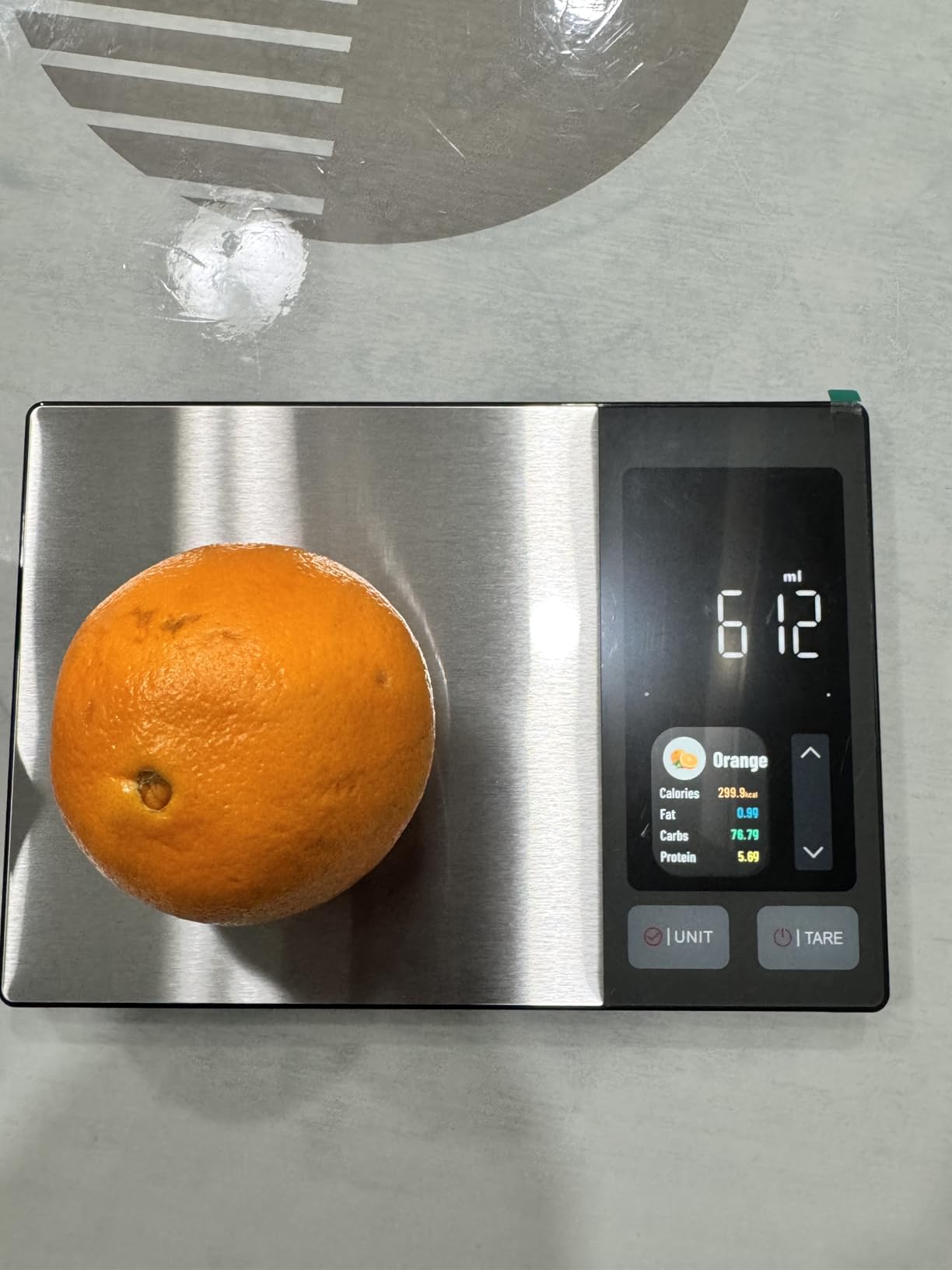 Smart Food Scale with Nutritional Calculator, Free APP with 24 Nutrients Tracking, Calorie, Macro, Premium Stainless Steel Digital Food Scale for Meal Prep Weight Loss, Grams/Ounces, 11lb Capacity customer photo 1