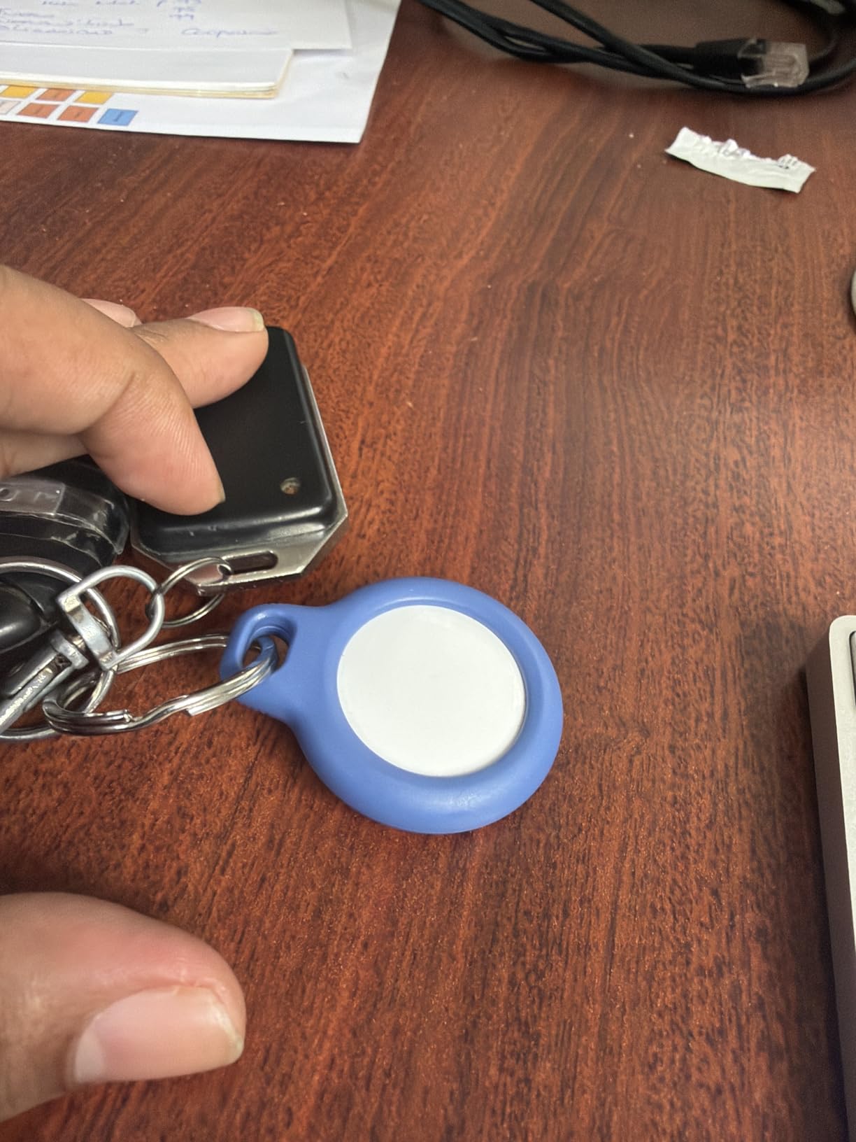 Apple AirTag (2nd Generation) - 4 Pack: Tracker for Keychain, Wallet, and More; Locator with Sound; Simple One-Tap Setup with iPhone or iPad; Key Finder with up to 1.5X Precision Finding Range customer photo 2