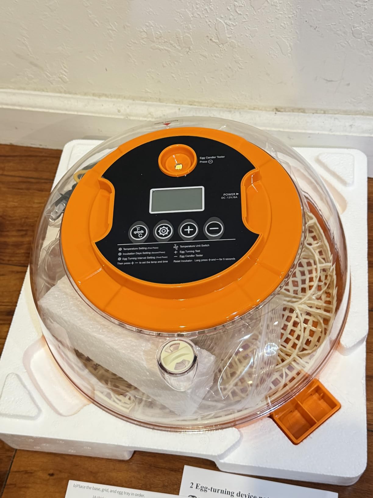 18 Egg Incubators for Hatching Eggs, Egg Incubator with Automatic Egg Turning and Humidity Control, Incubators for Hatching Chicken Ducks Quail Goose Pigeon customer photo 2