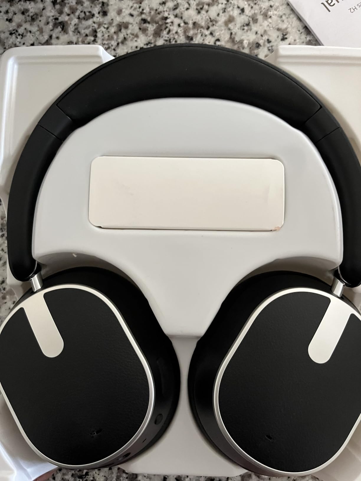 Hybrid Active Noise Cancelling Bluetooth Headphones,Bluetooth 6.0 Over Ear Wireless Headphones with 60H Playtime, Hi-Res Audio, Deep Bass, Memory Foam Ear Cups for Home Office Travel Black customer photo 1