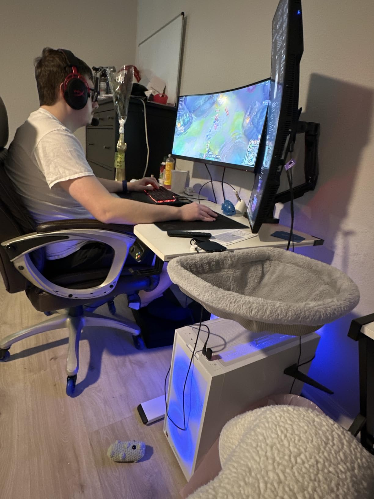 FLEXISPOT Electric RGB Gaming Standing Desk, 55