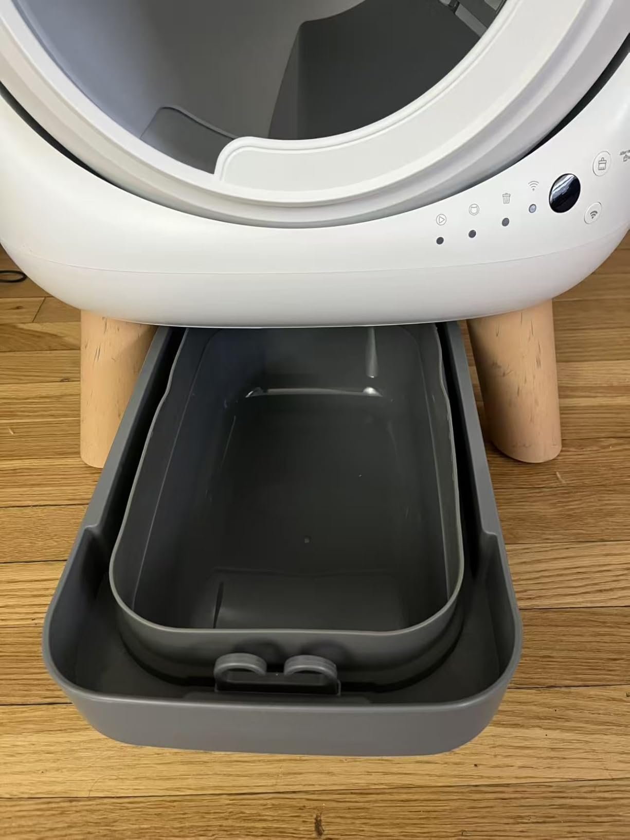Automatic Litter Box, Self Cleaning Litter Box for Multiple Cats, Smart APP Control & Dual Safety Sensors, 15-Day Large Capacity Waste Bin, Odor Control, Includes Trash Bags, Gray customer photo 2