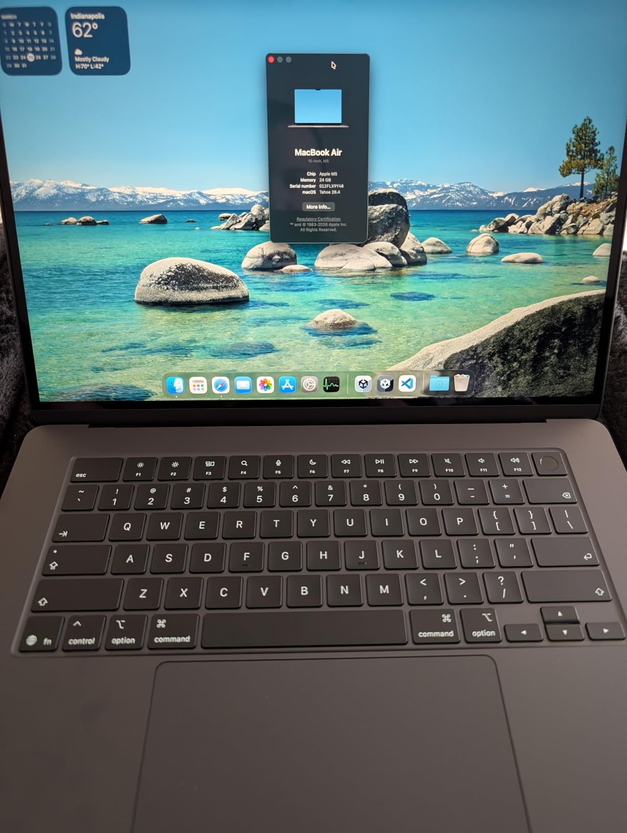 Apple 2026 MacBook Air 15-inch Laptop with M5 chip: Built for AI, 15.3-inch Liquid Retina Display, 24GB Unified Memory, 1TB SSD, 12MP Center Stage Camera, Touch ID, Wi-Fi 7; Sky Blue customer photo 1