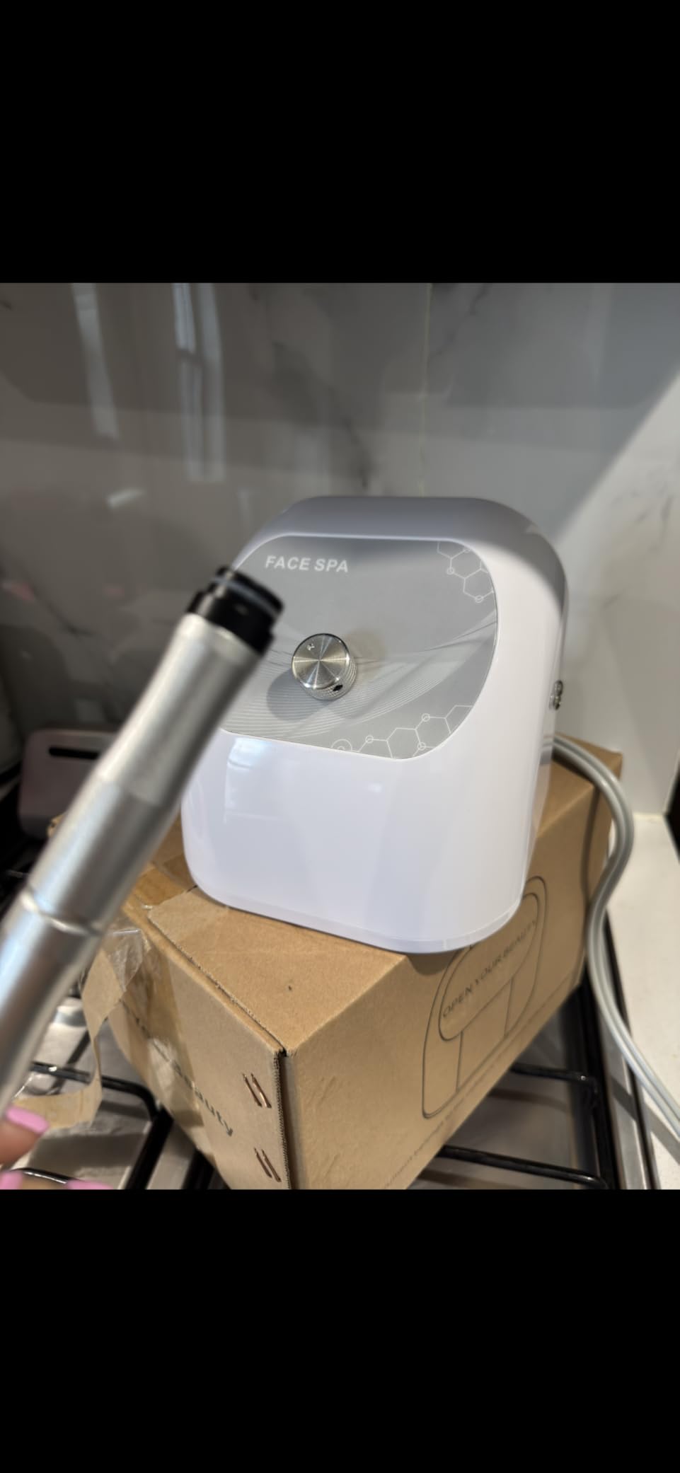 Hydrogen Oxygen Facial Machine - Professional Hydro Facial Machine for Women, Hydro Face Machine & Hydrofacial at Home Device, Hydrodermabrasion Machine for Deep Cleansing, Hydrotion & Skin Radiance customer photo 2