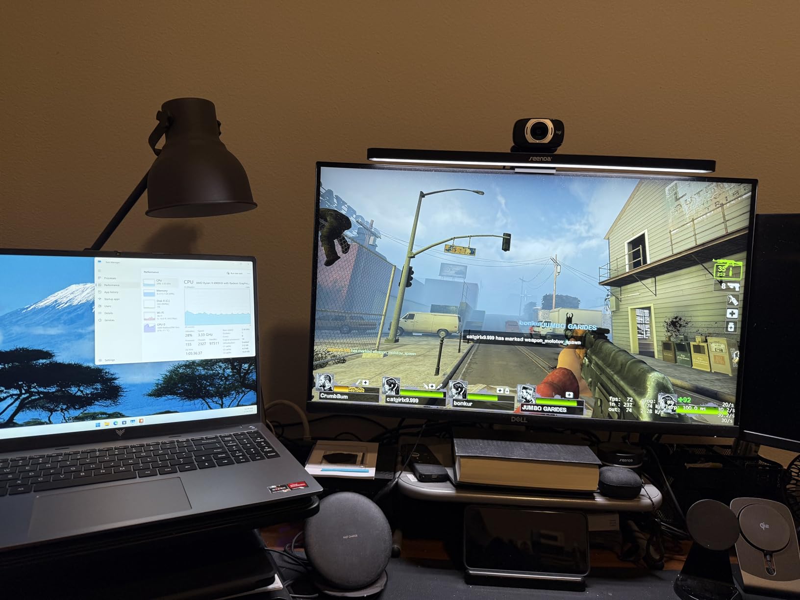 2026 New Light Gaming Laptop, 15.6inch Laptop Computer with AMD Ryzen 7 7730U(8C/16T, Up to 4.5GHz), 16GB RAM 512GB NVMe SSD customer photo 2