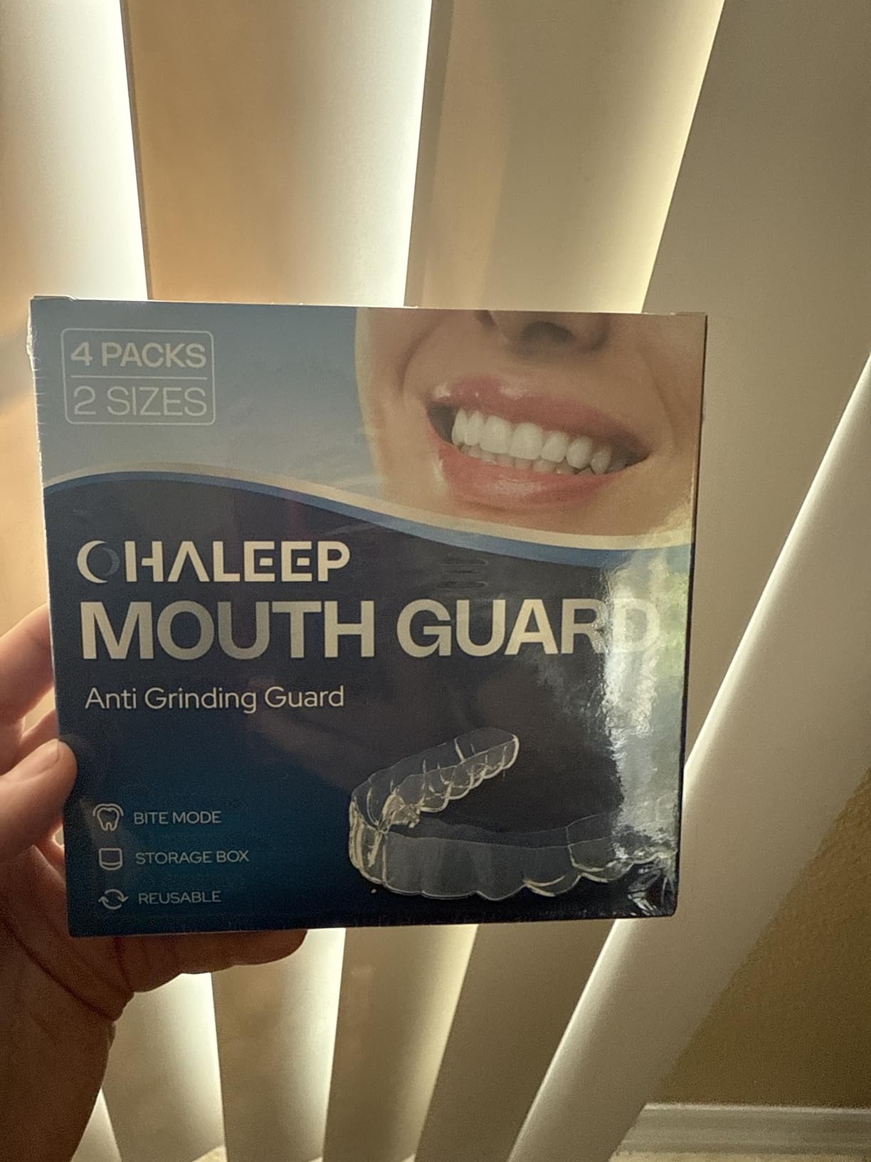 Anti Grinding Guard for Clenching Teeth at Night, Teeth Grinding Mouthguards for Sleeping, Mouth Guard for Grinding Teeth at Night, Night Guards for Teeth Grinding for Adults customer photo 1
