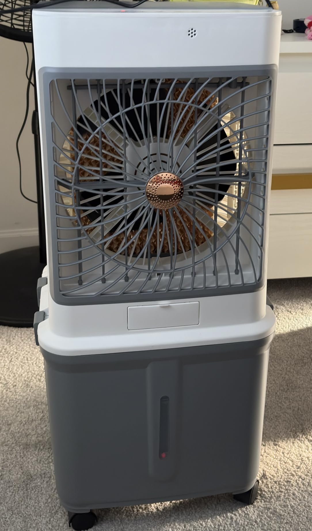 Swamp Cooler, Evaporative Air Cooler 2026 Upgraded Windowless Portable Air Conditioners with 10GAL Detachable Tank, 120° Oscillation, Ultra Quiet, Timer, Remote, 30H Cooling Fan customer photo 2