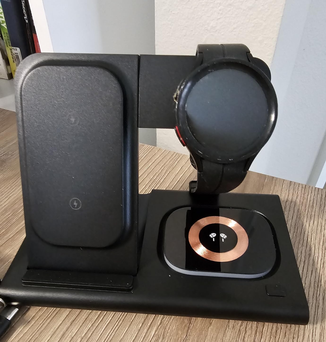 Wireless Charger for Samsung Charger (Foldable & Nightlight),3 in 1 Charging Station for Samsung S26 Ultra/S25/S24/S23/S22/Note20 Z Fold Flip7, Travel Charger for Galaxy Watch 8/7/6/5/4/3/Galaxy Buds4 customer photo 2