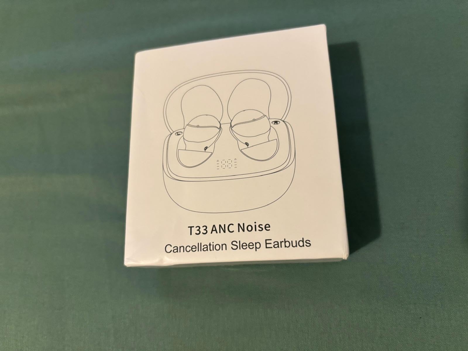 T33 Sleep Earbuds, Bluetooth 6.0 Noise Cancelling Sleep Headphones for Side Sleepers, ANC Up to 98%, Sleep Mode, 48H Playtime, Small Earbuds Comfort Fit for Sleeping, Travel, Work, Black customer photo 1