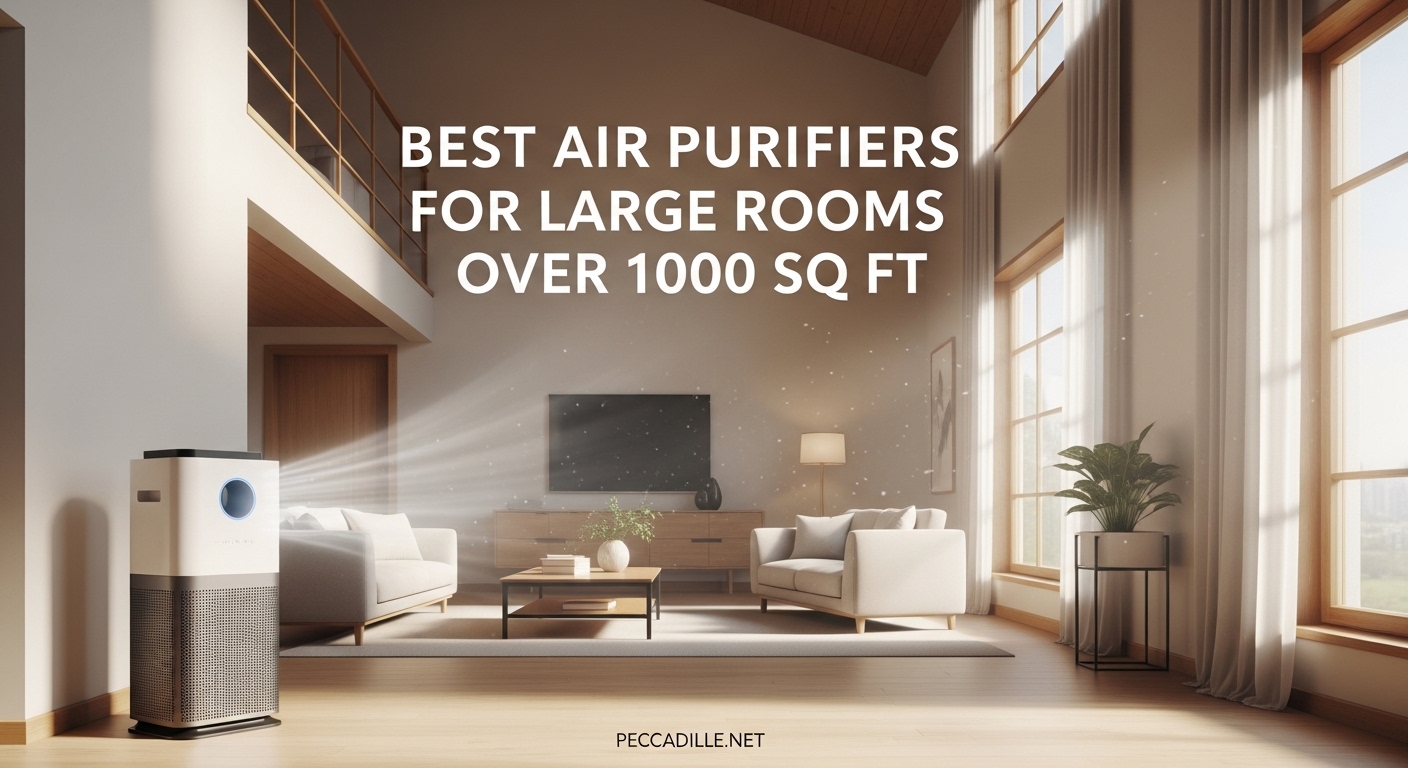 Best Air Purifiers for Large Rooms Over 1000 Sq Ft