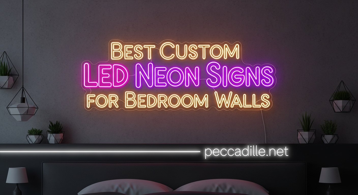 Best Custom LED Neon Signs for Bedroom Walls