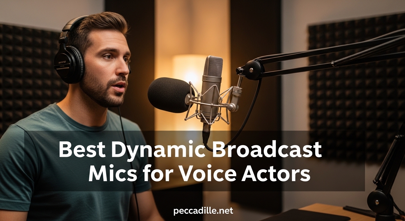 Best Dynamic Broadcast Mics for Voice Actors