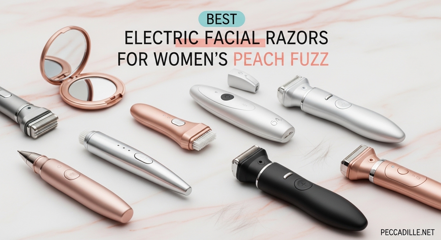 Best Electric Facial Razors for Women's Peach Fuzz
