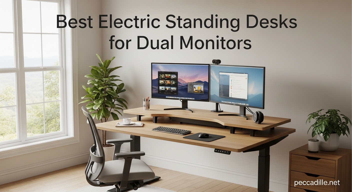 Best Electric Standing Desks for Dual Monitors