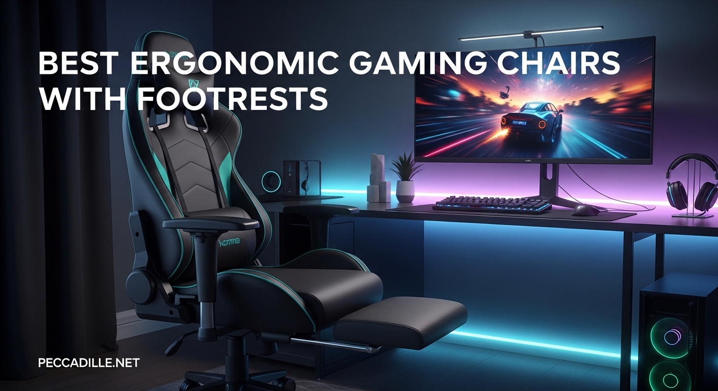Best Ergonomic Gaming Chairs with Footrests