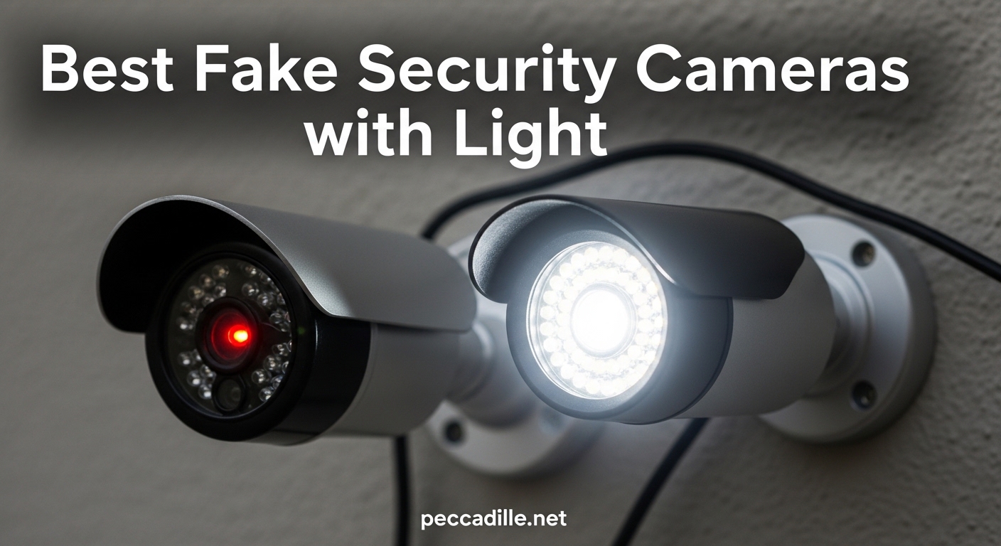 Best Fake Security Cameras with Light