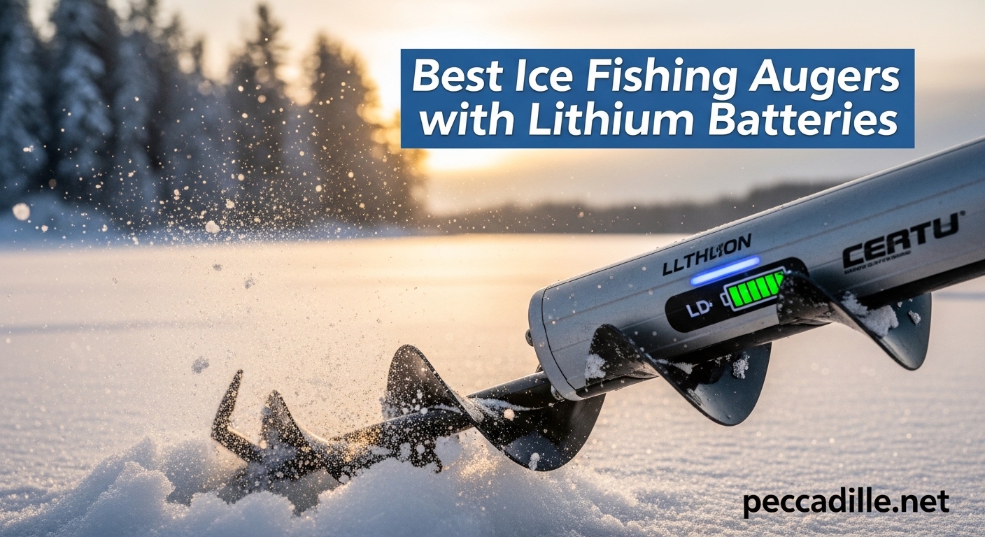 Best Ice Fishing Augers with Lithium Batteries