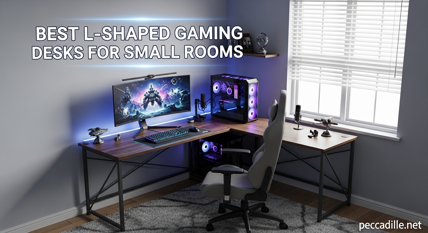 Best L-Shaped Gaming Desks for Small Rooms