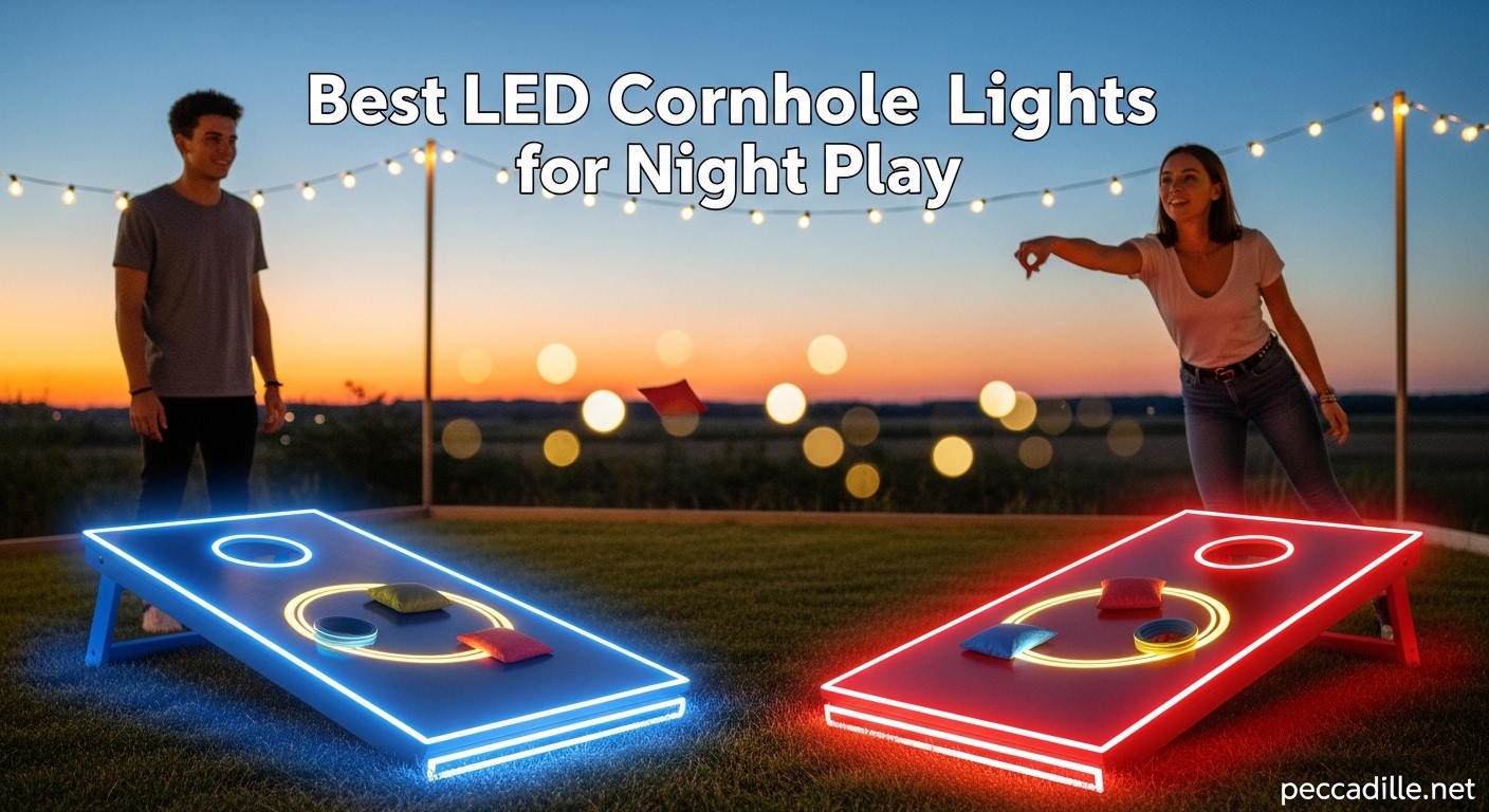 Best LED Cornhole Lights for Night Play