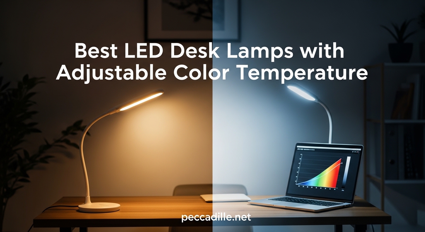 Best LED Desk Lamps with Adjustable Color Temperature