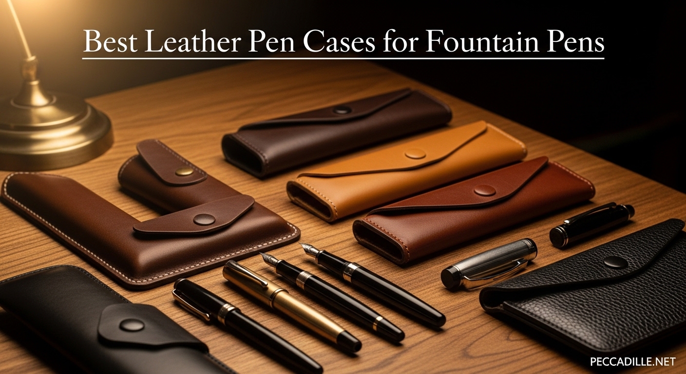 Best Leather Pen Cases for Fountain Pens