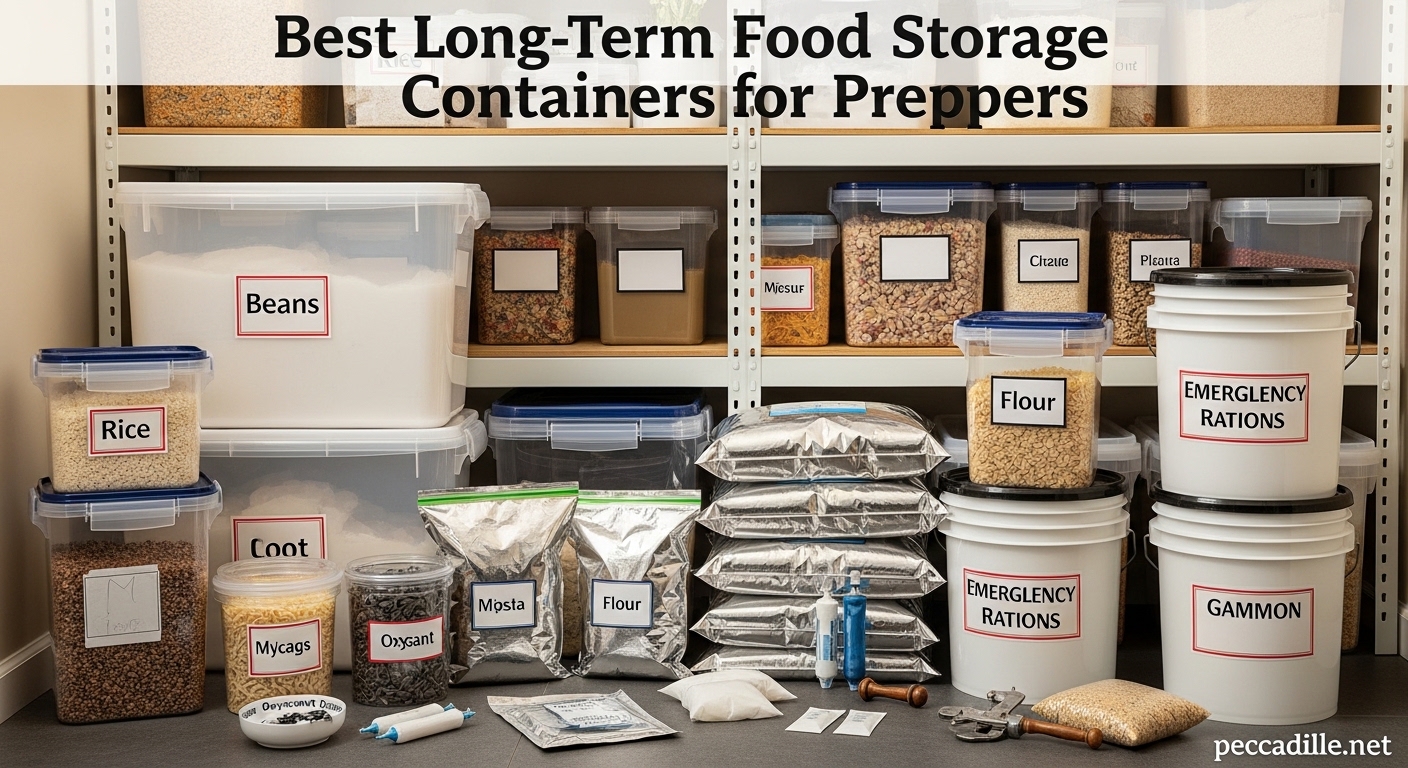 Best Long-Term Food Storage Containers for Preppers