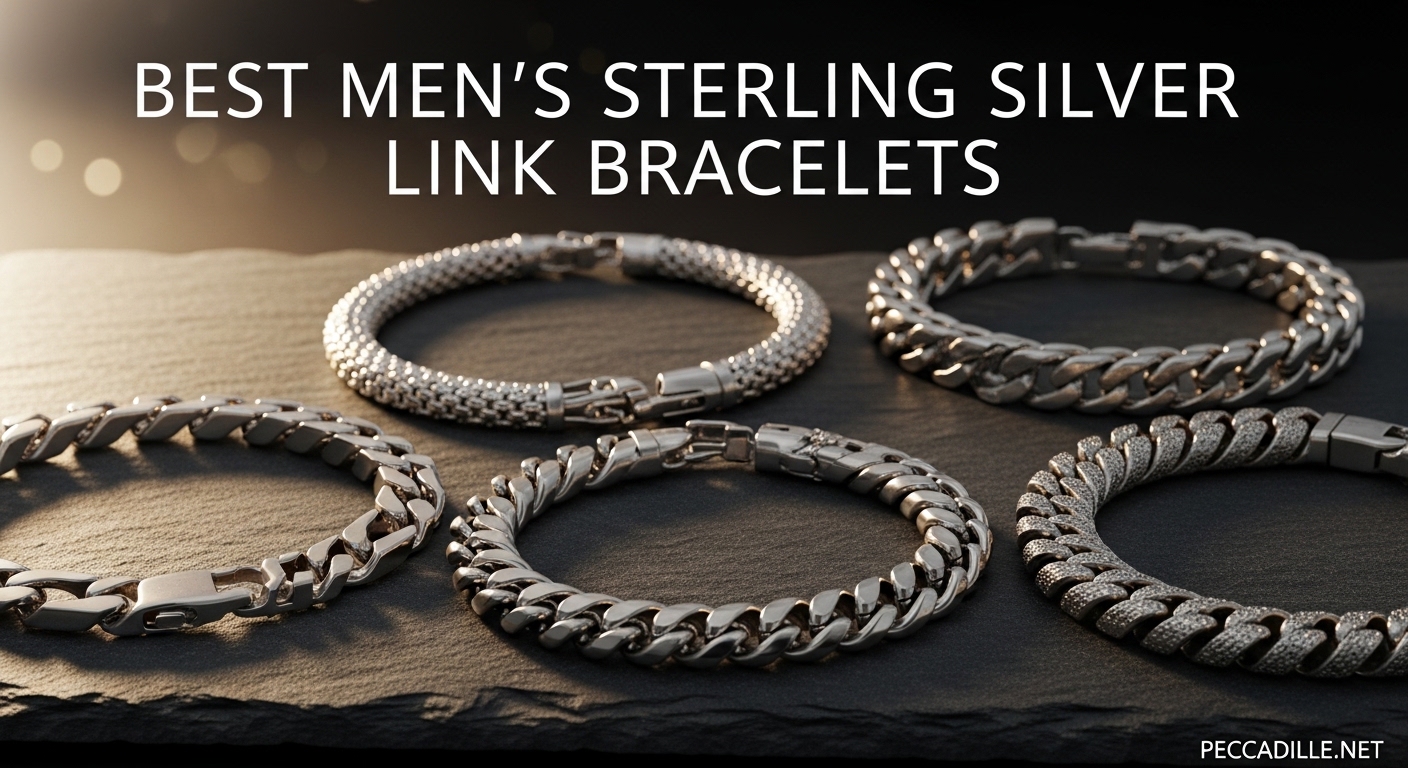 Best Men's Sterling Silver Link Bracelets
