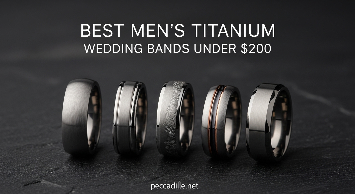 Best Men's Titanium Wedding Bands Under $200