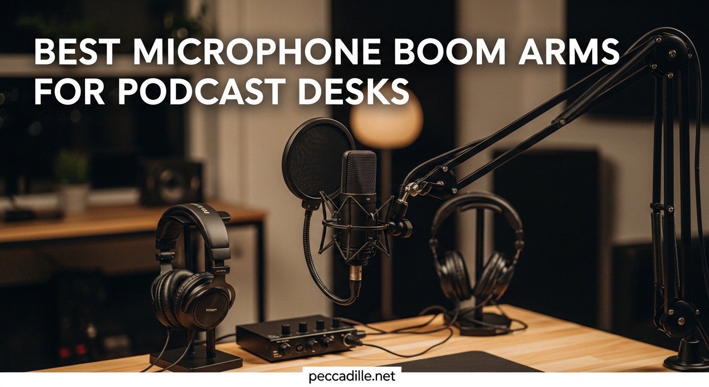 Best Microphone Boom Arms for Podcast Desks