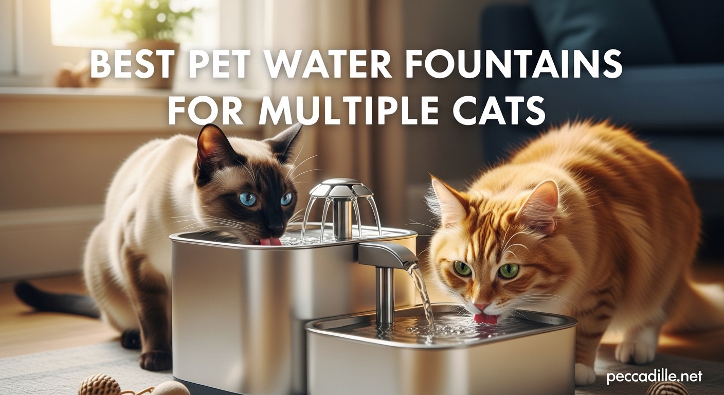 Best Pet Water Fountains for Multiple Cats