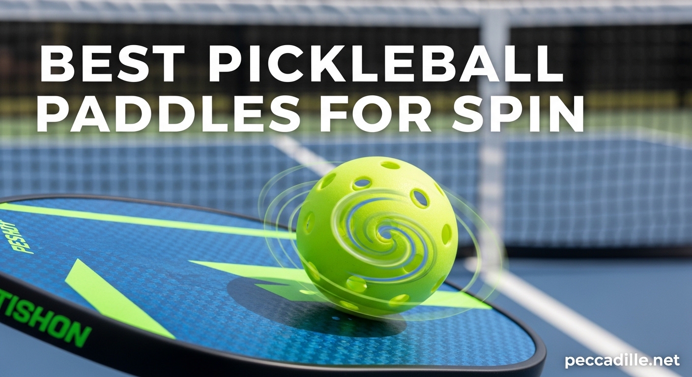 Best Pickleball Paddles for Spin