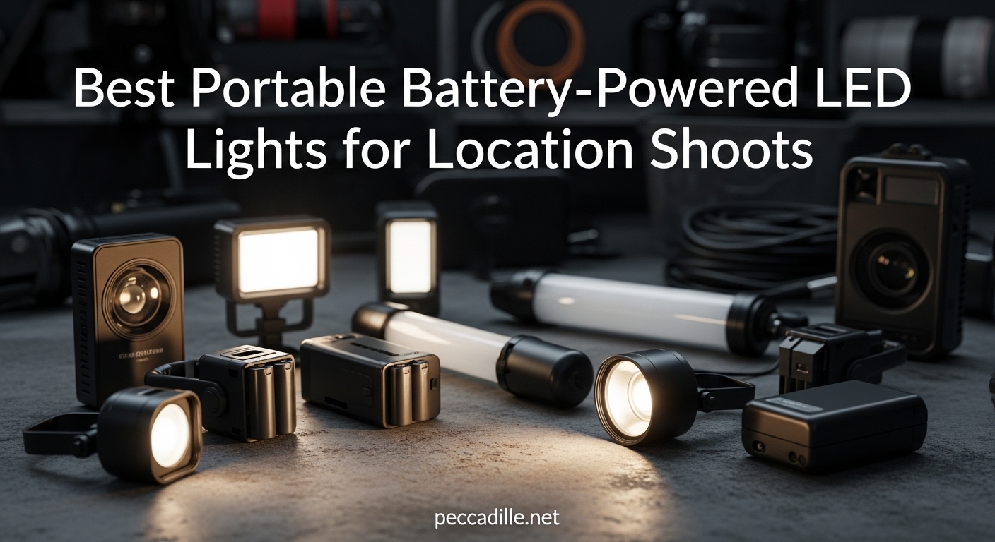 Best Portable Battery-Powered LED Lights for Location Shoots