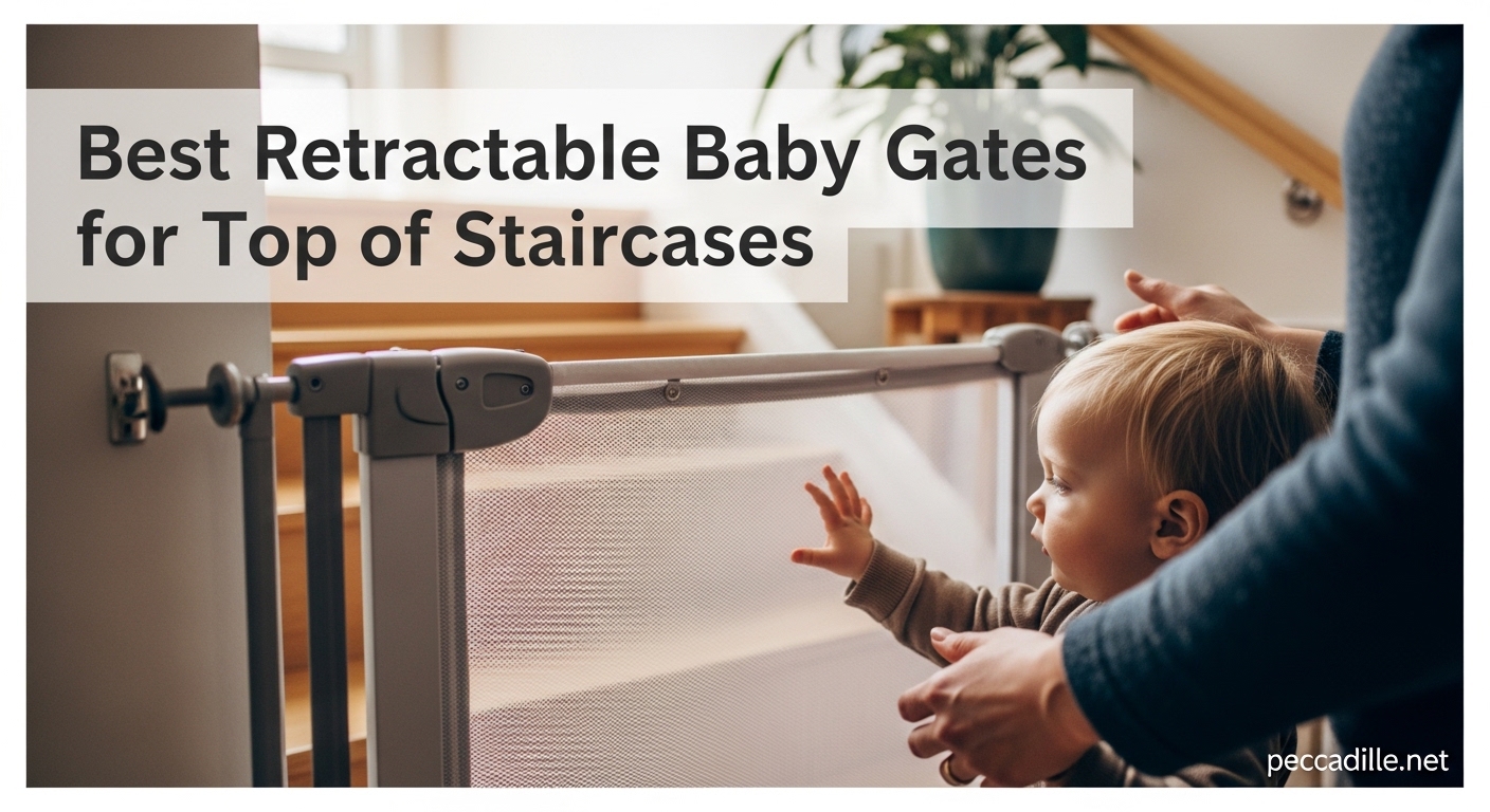 Best Retractable Baby Gates for Top of Staircases