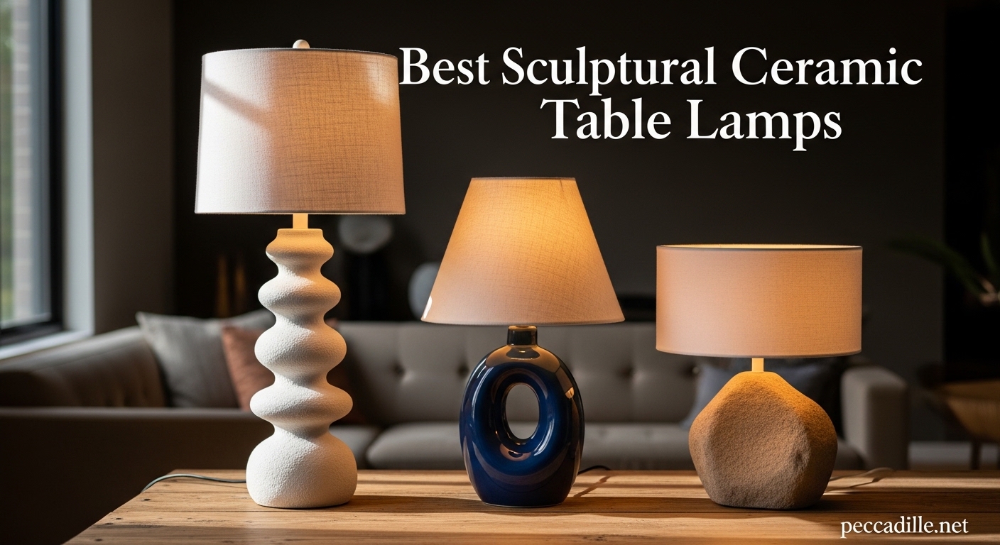 Best Sculptural Ceramic Table Lamps